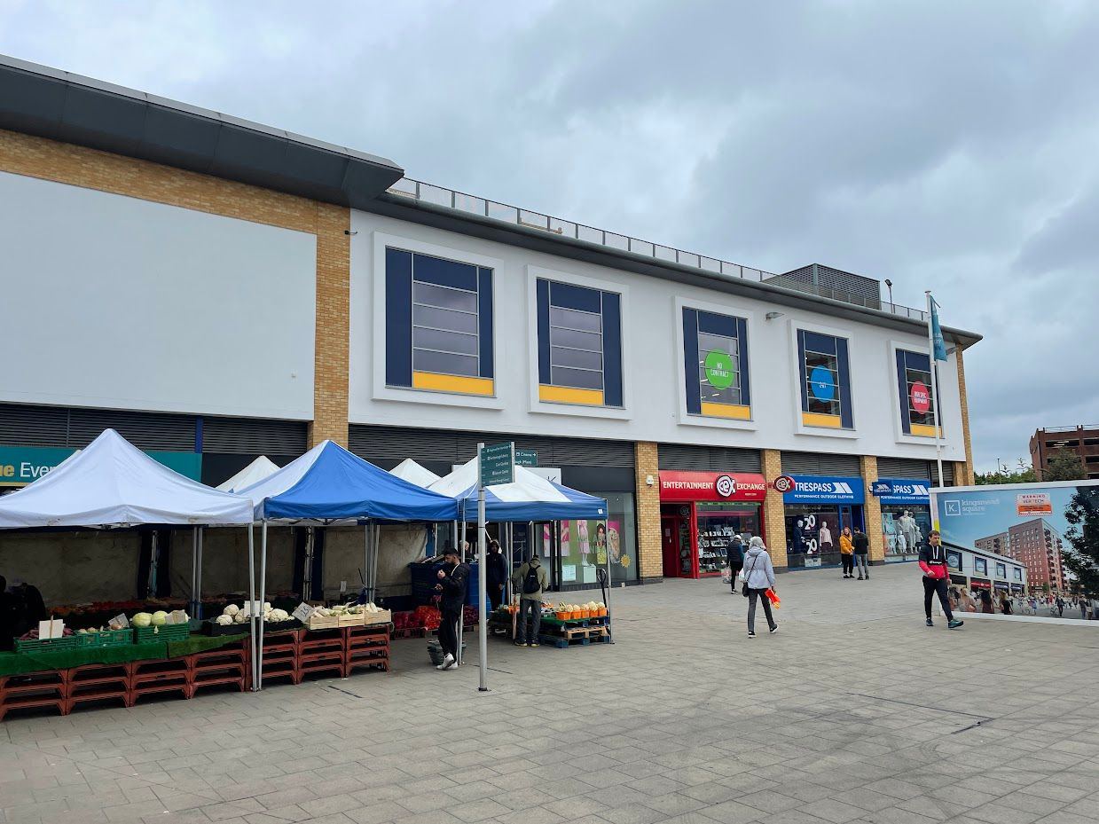 The reinstated public frontage