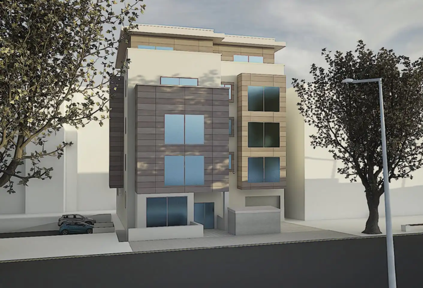 Architectural visualisation of Innings House, Hove